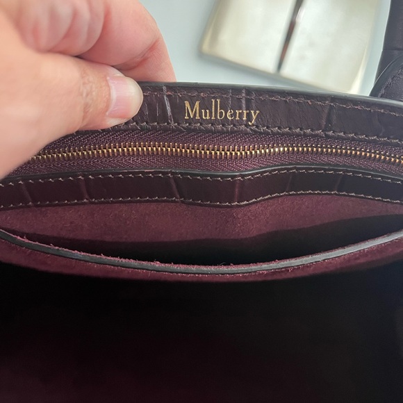 MULBERRY SMALL CROC EMBOSSED BAYSWATER - Picture 9 of 15